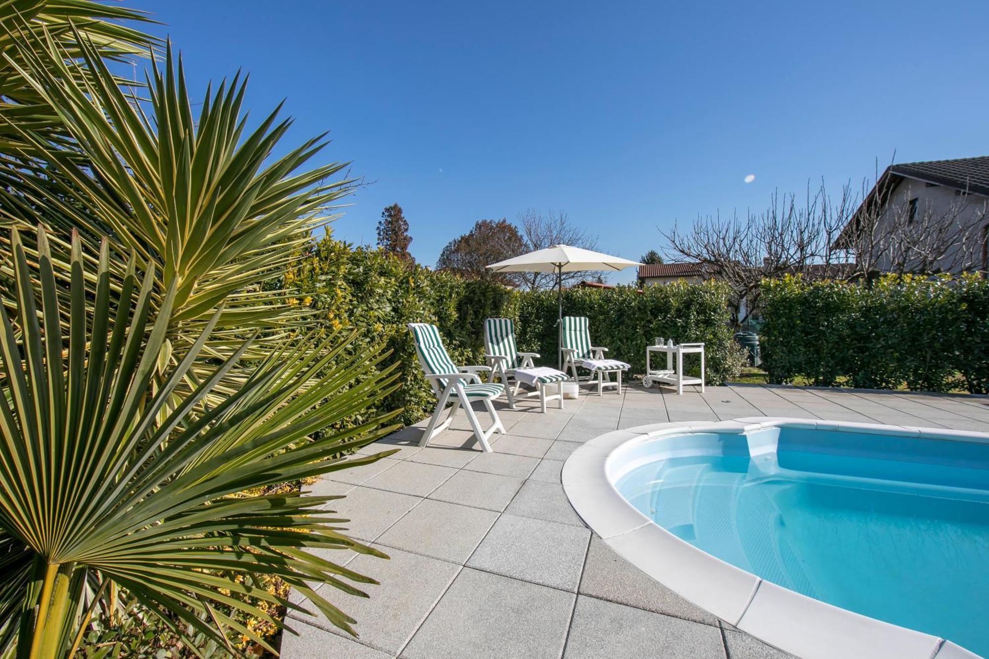 Casa Amabile With Salty Water Pool - Happy Rentals Reno Di Leggiuno Exterior foto
